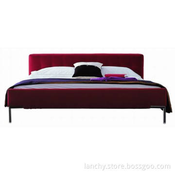 Modern Bed with Metal Base (BD-SC01)